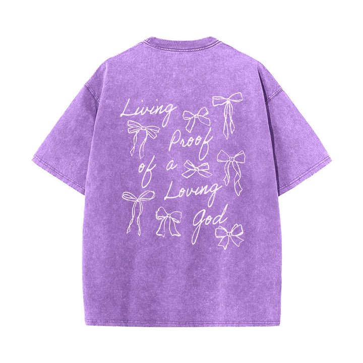 Christianartworkshop Lebender Beweis eines liebenden Gottes Unisex-T-Shirt (vorgewaschen) - image 12