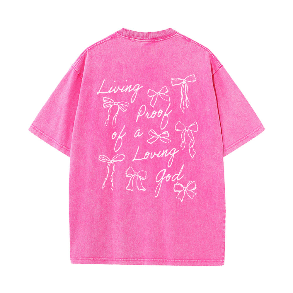 Christianartworkshop Lebender Beweis eines liebenden Gottes Unisex-T-Shirt (vorgewaschen) - image 9