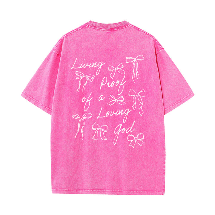 Christianartworkshop Lebender Beweis eines liebenden Gottes Unisex-T-Shirt (vorgewaschen) - image 9