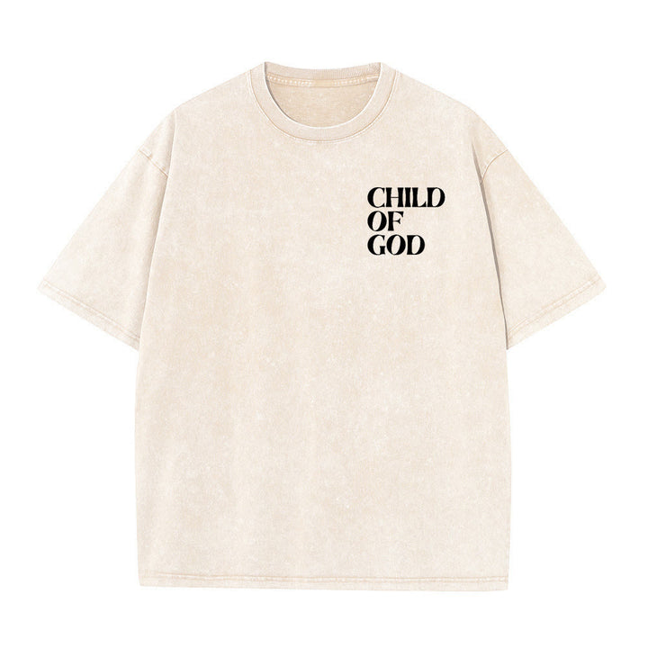 Christianartworkshop Kind Gottes Grafik Unisex gewaschenes T-Shirt - image 1
