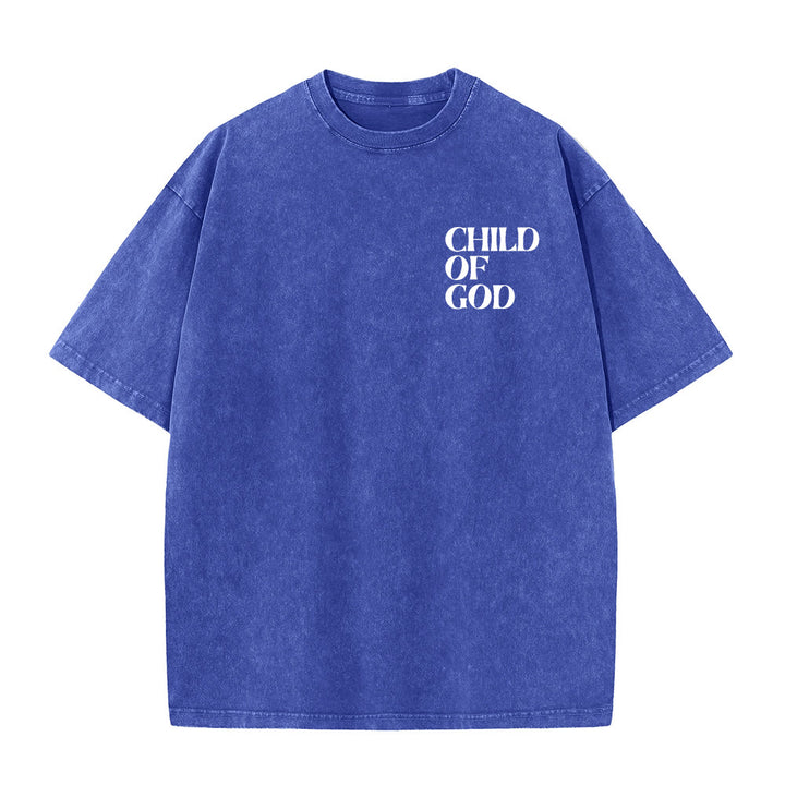 Christianartworkshop Kind Gottes Grafik Unisex gewaschenes T-Shirt - image 9