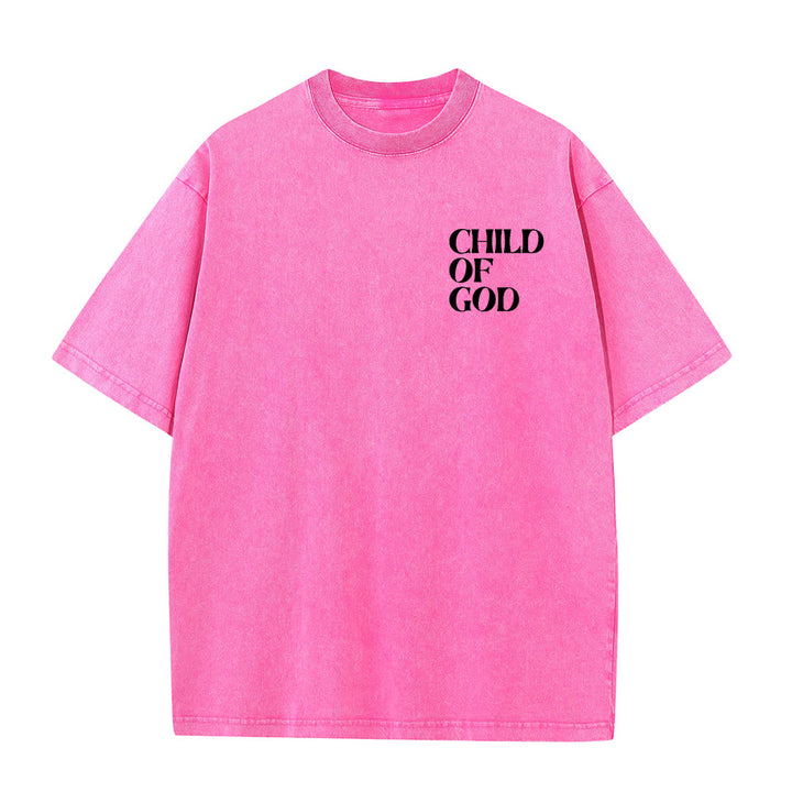 Christianartworkshop Kind Gottes Grafik Unisex gewaschenes T-Shirt - image 11