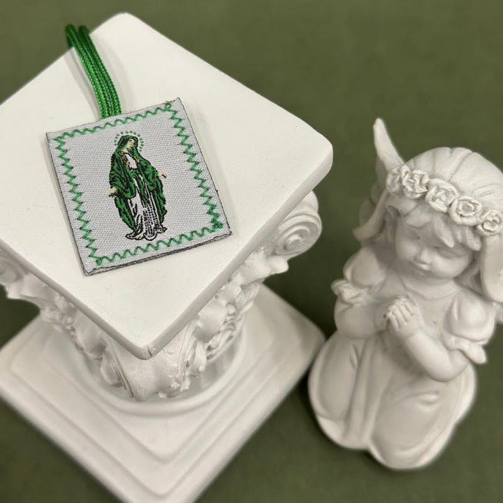Christianartworkshop Heiliger Jesus und Mariens Skapulier: Zarte Erinnerung an ihre Fürsorge - G - image 7