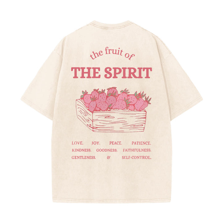 Christianartworkshop Frucht des Geistes Unisex-T-Shirt (vorgewaschen) - Aprikose - 5XL - image 14