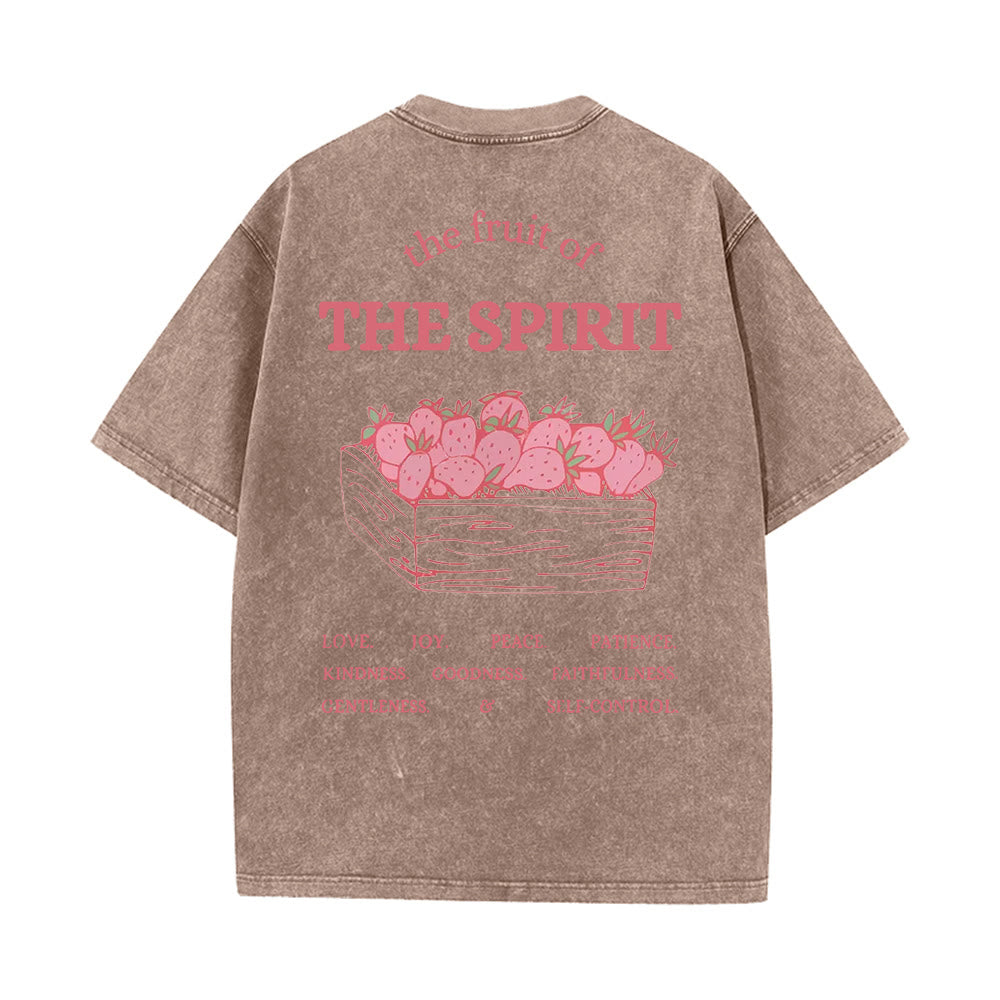 Christianartworkshop Frucht des Geistes Unisex-T-Shirt (vorgewaschen) - Kaffee - 5XL - image 10