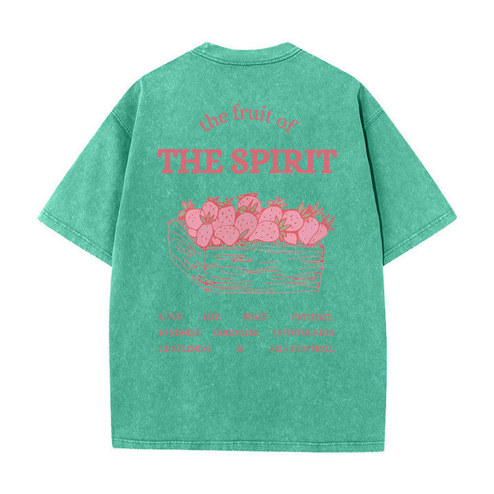 Christianartworkshop Frucht des Geistes Unisex-T-Shirt (vorgewaschen) - Grün - 5XL - image 18