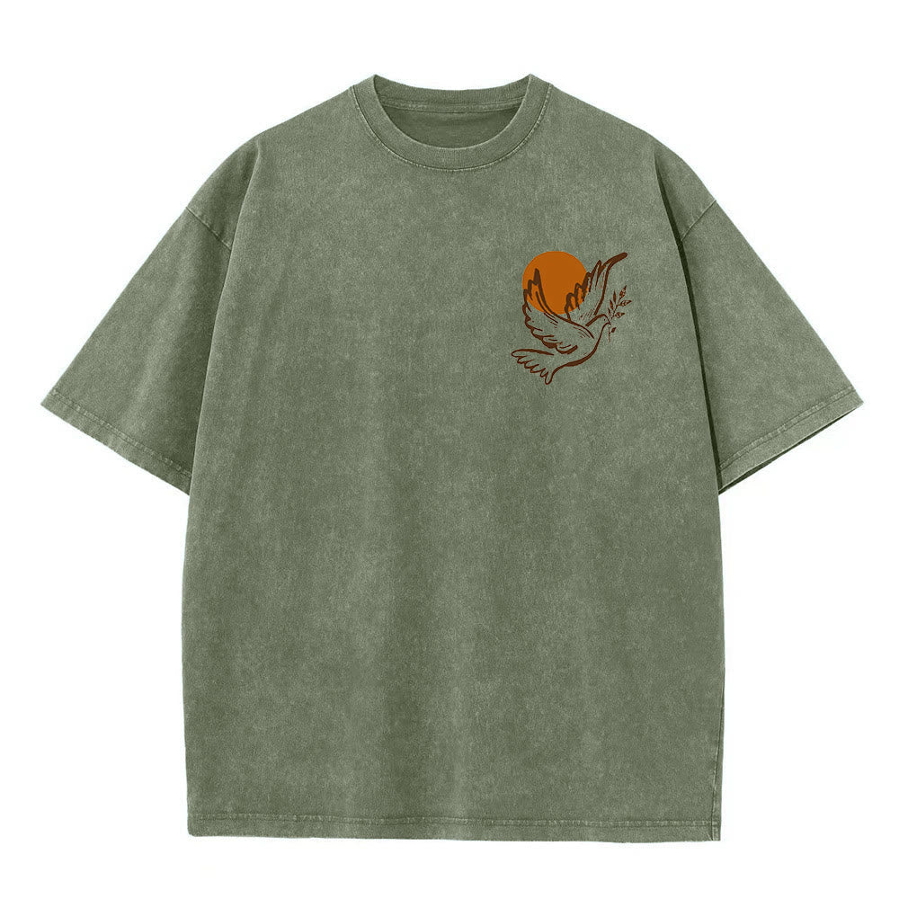 Christianartworkshop „Geist des Herrn und Freiheit“ Unisex-T-Shirt (vorgewaschen) - image 9
