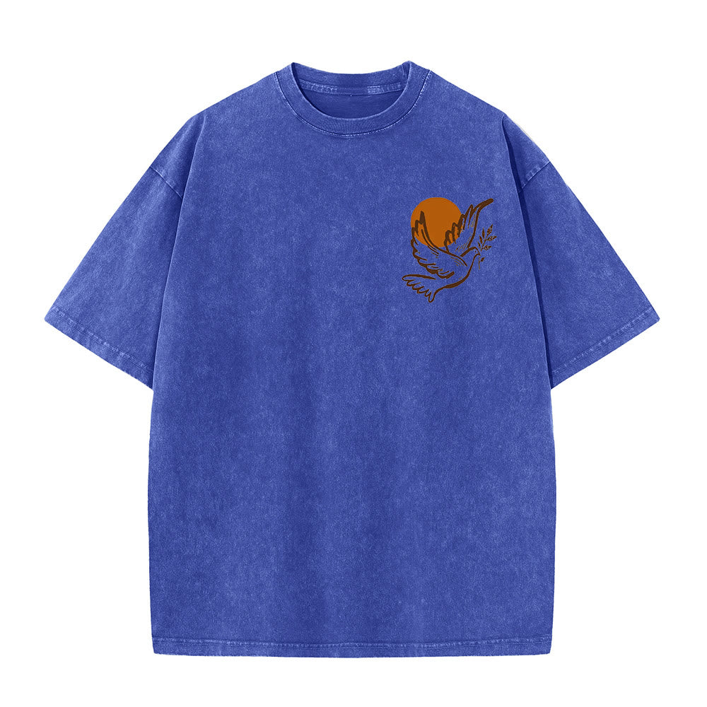 Christianartworkshop „Geist des Herrn und Freiheit“ Unisex-T-Shirt (vorgewaschen) - image 5