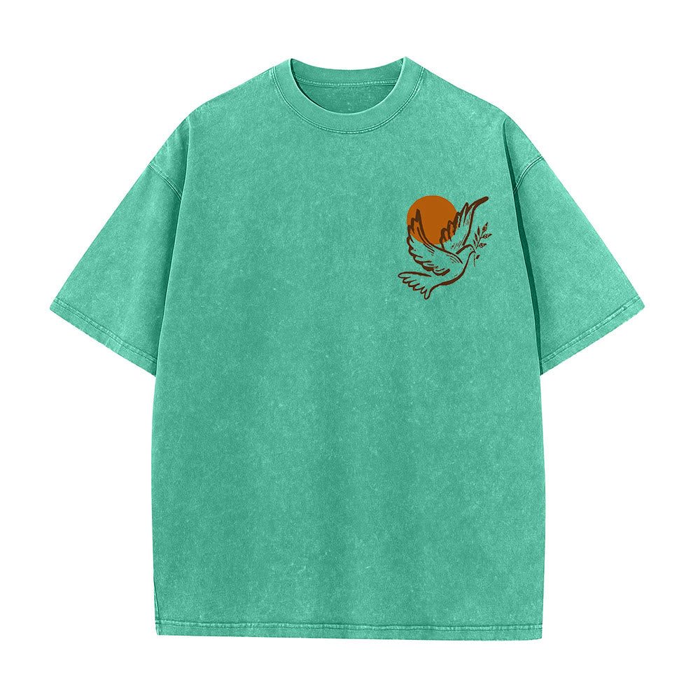 Christianartworkshop „Geist des Herrn und Freiheit“ Unisex-T-Shirt (vorgewaschen) - image 1