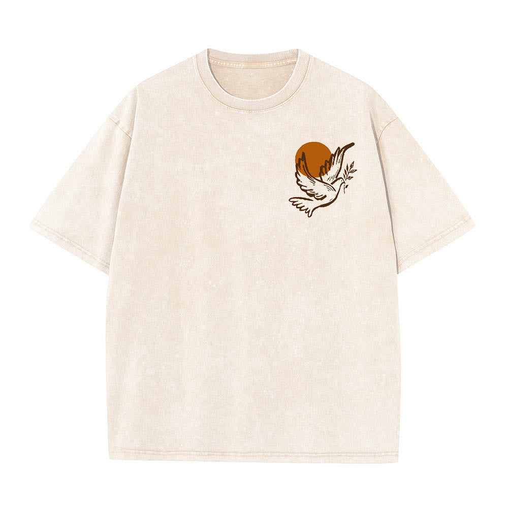 Christianartworkshop „Geist des Herrn und Freiheit“ Unisex-T-Shirt (vorgewaschen) - image 3