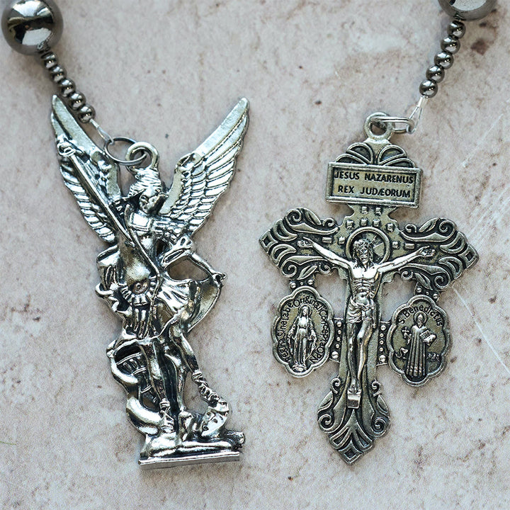 Christianartworkshop Die Four Protect Battle Beads Taschenrosenkranz-Serie in 4 Krieger-Ausführungen - image 29