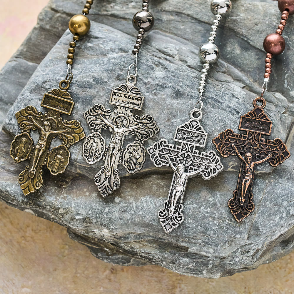 Christianartworkshop Die Four Protect Battle Beads Taschenrosenkranz-Serie in 4 Krieger-Ausführungen - image 2