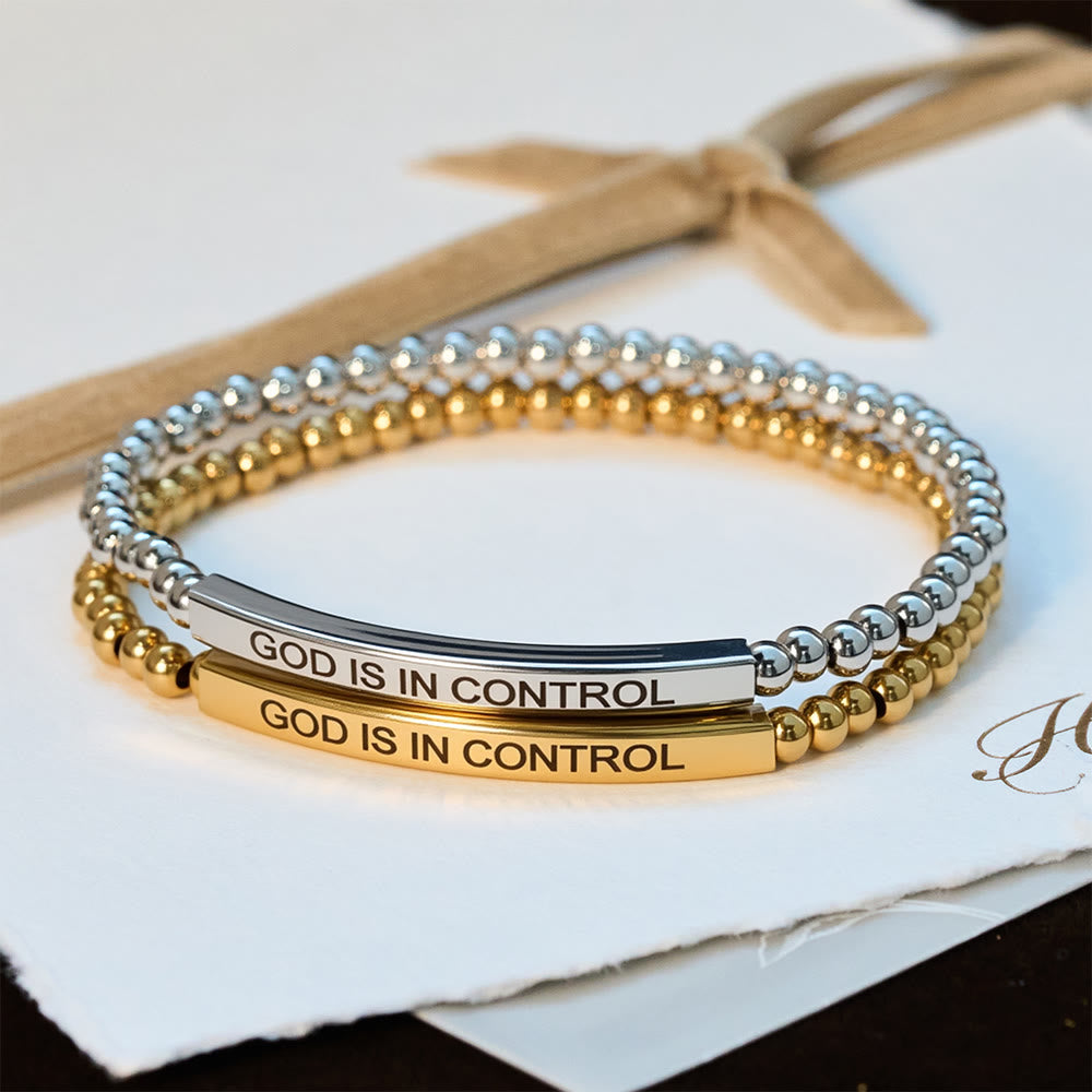 Christianartworkshop GOTT HAT DIE KONTROLLE – Perlenarmband: Seine Souveränität für den Alltag - image 0