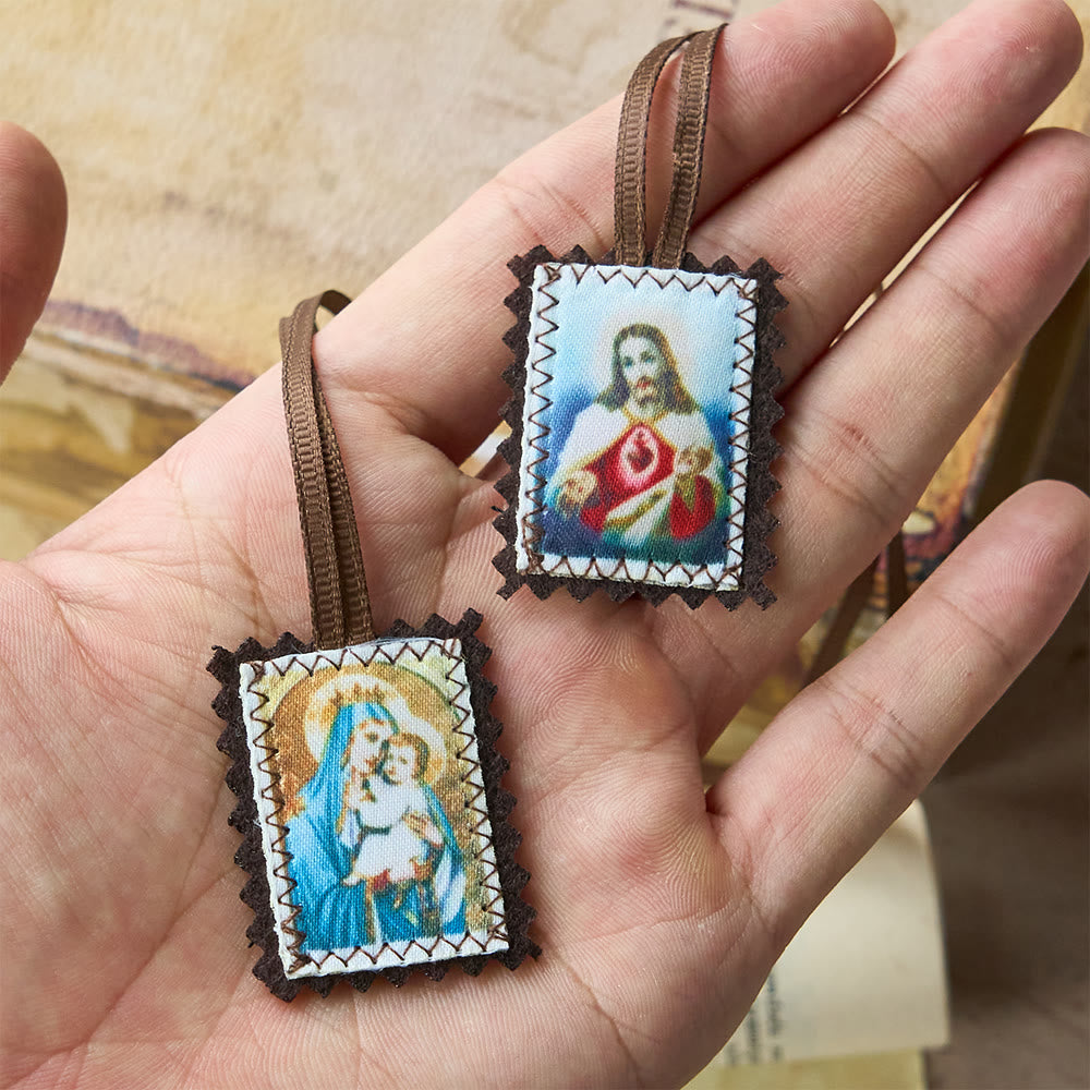 Christianartworkshop Herz-Jesu- und Madonna-Skapulier – Eine doppelte Verehrung von Jesus und Maria - image 3