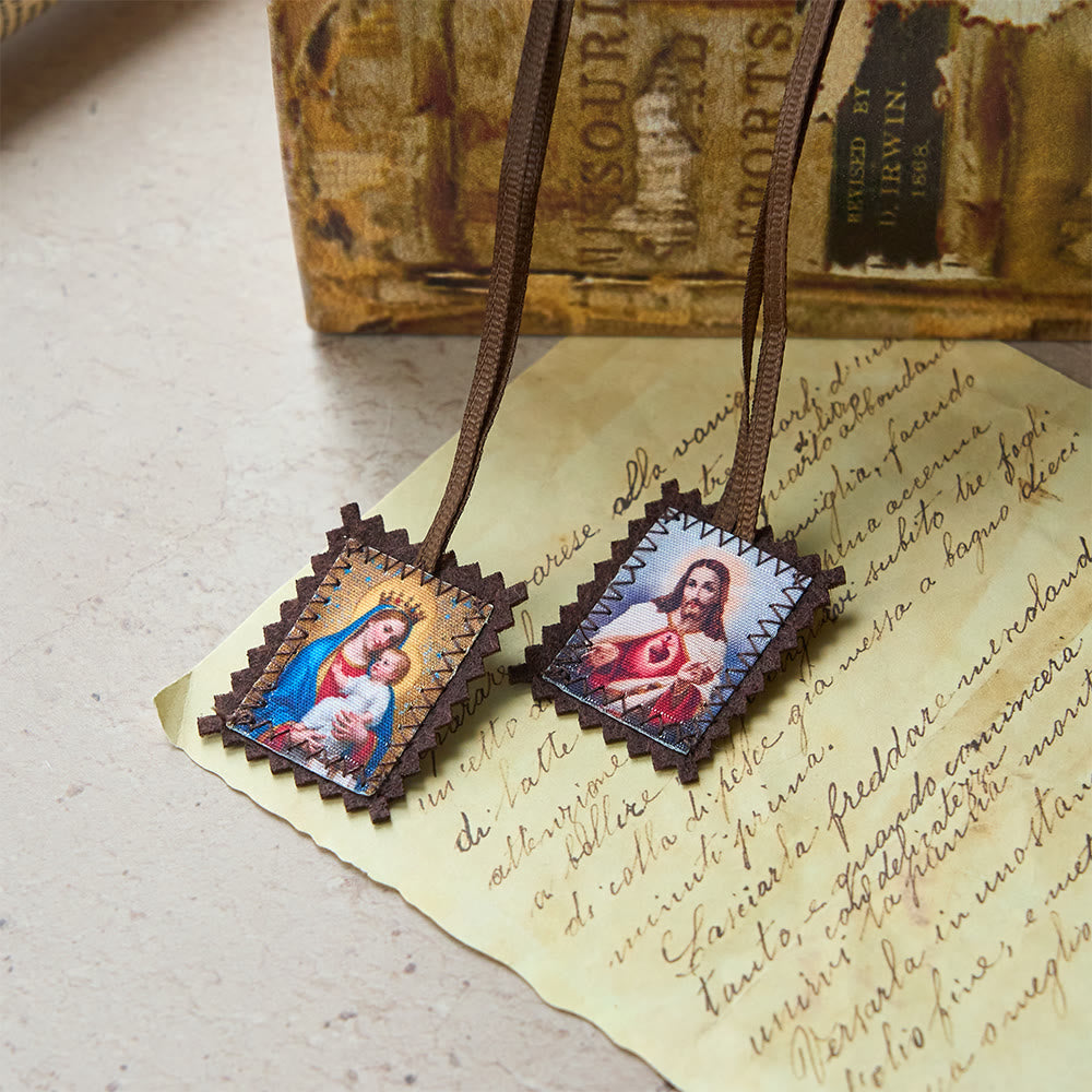 Christianartworkshop Herz-Jesu- und Madonna-Skapulier – Eine doppelte Verehrung von Jesus und Maria - image 5