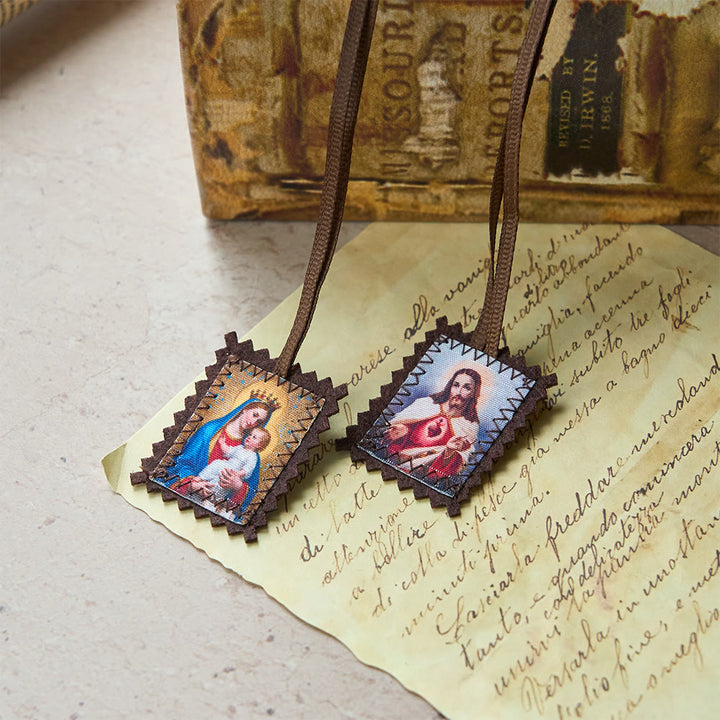 Christianartworkshop Herz-Jesu- und Madonna-Skapulier – Eine doppelte Verehrung von Jesus und Maria - image 5