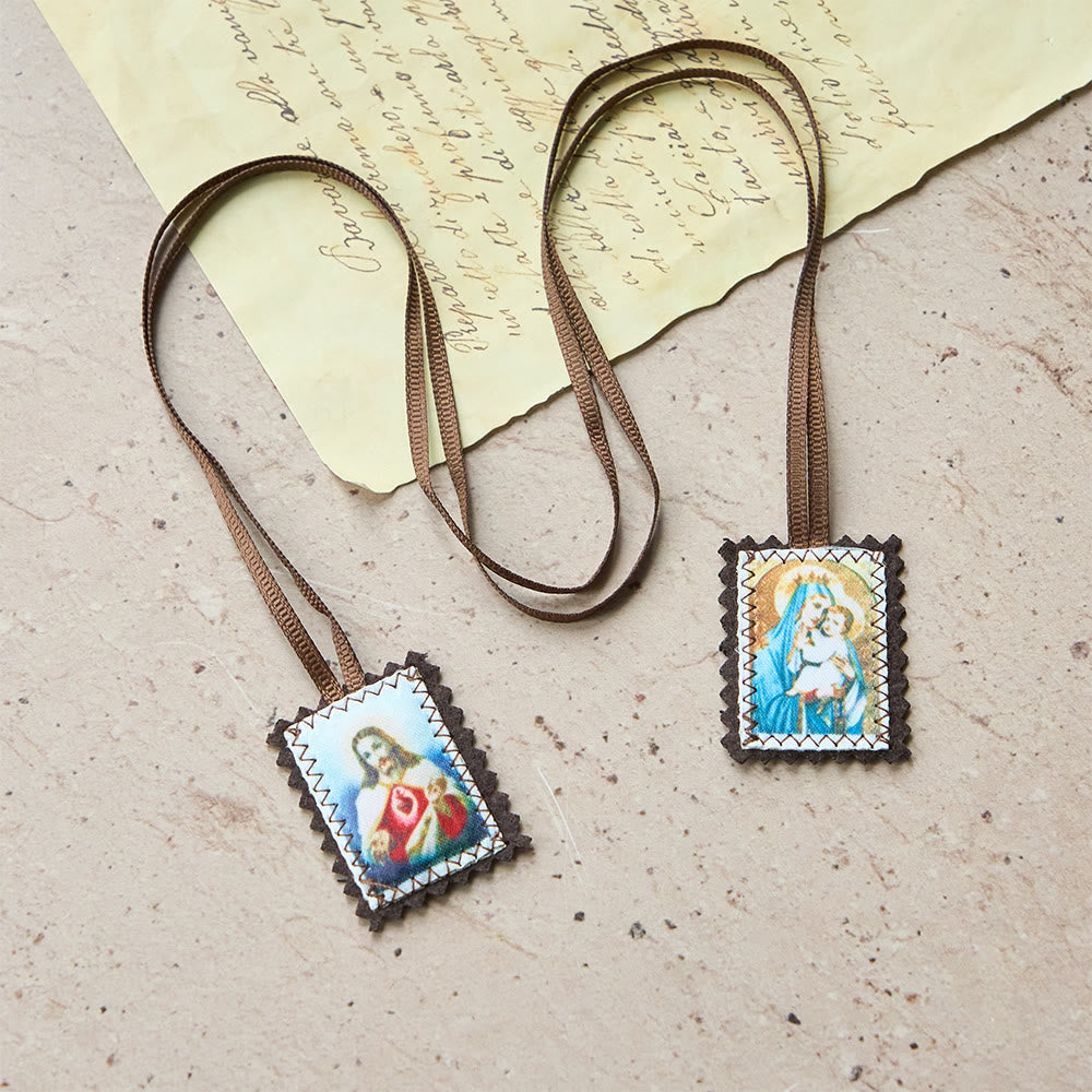 Christianartworkshop Herz-Jesu- und Madonna-Skapulier – Eine doppelte Verehrung von Jesus und Maria - image 6