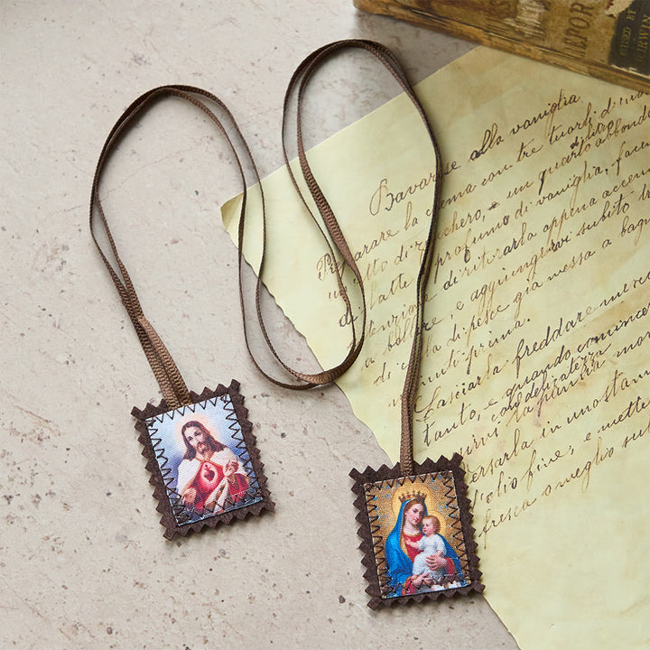 Christianartworkshop Herz-Jesu- und Madonna-Skapulier – Eine doppelte Verehrung von Jesus und Maria - image 4