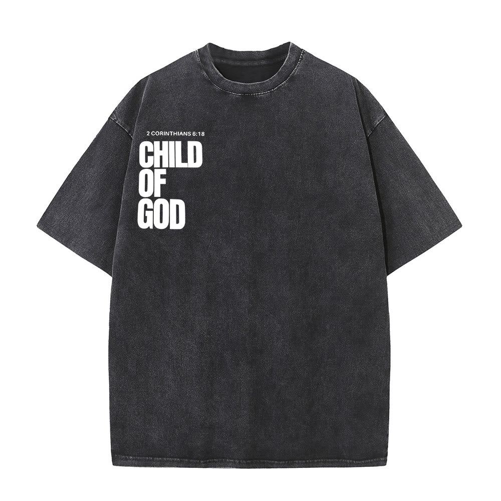 Christianartworkshop Minimalistisches Unisex-T-Shirt „Kind Gottes“: Ausdrucksstarker Glaube in klarem Design - image 1