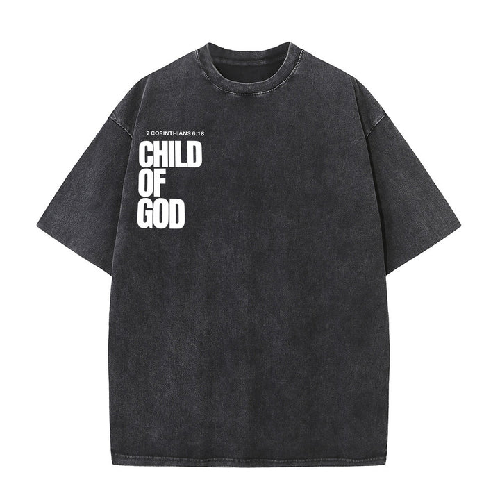 Christianartworkshop Minimalistisches Unisex-T-Shirt „Kind Gottes“: Ausdrucksstarker Glaube in klarem Design - image 1