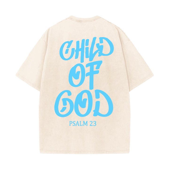 Christianartworkshop Schickes, spirituelles Kind Gottes Psalm 23 Unisex-T-Shirt (vorgewaschen) - Aprikose - 5XL - image 10