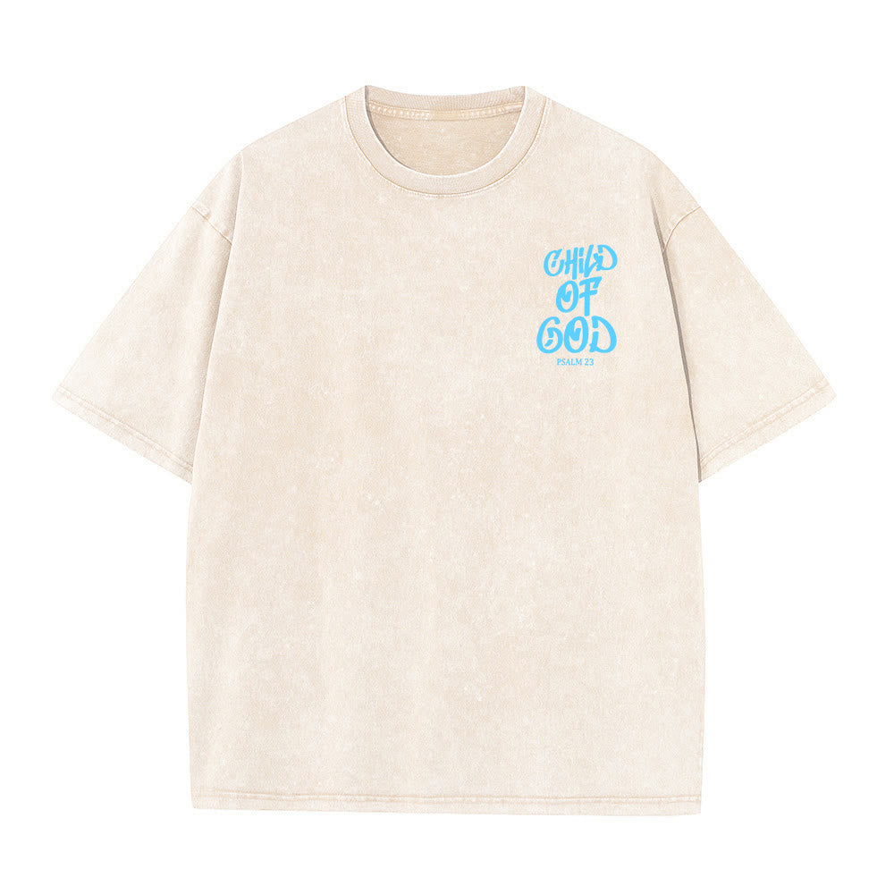 Christianartworkshop Schickes, spirituelles Kind Gottes Psalm 23 Unisex-T-Shirt (vorgewaschen) - image 11