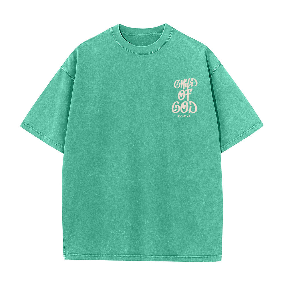 Christianartworkshop Schickes, spirituelles Kind Gottes Psalm 23 Unisex-T-Shirt (vorgewaschen) - image 15