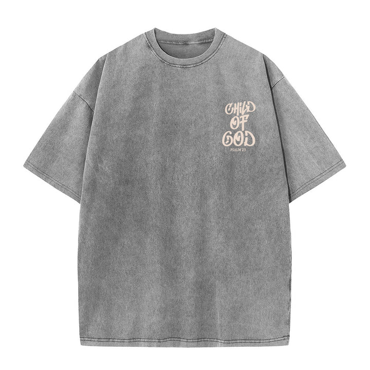 Christianartworkshop Schickes, spirituelles Kind Gottes Psalm 23 Unisex-T-Shirt (vorgewaschen) - image 1
