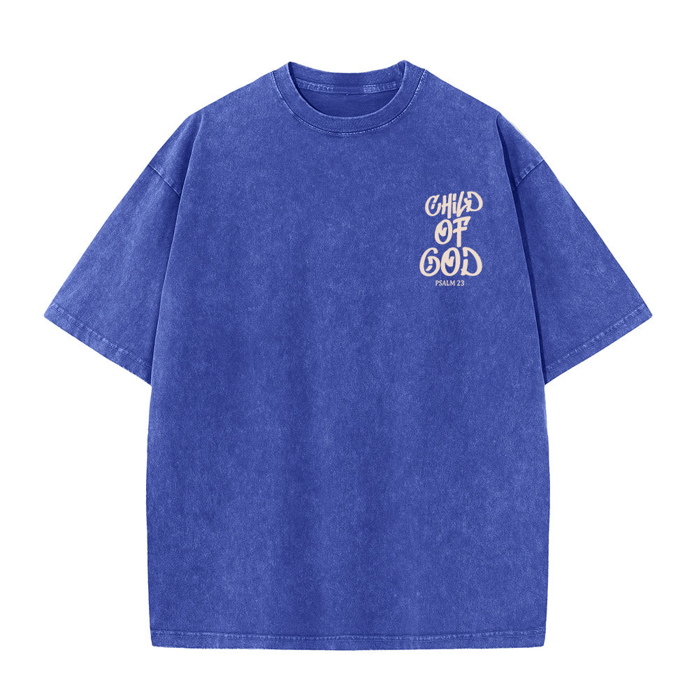 Christianartworkshop Schickes, spirituelles Kind Gottes Psalm 23 Unisex-T-Shirt (vorgewaschen) - image 7