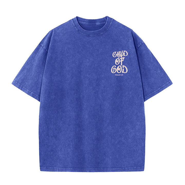 Christianartworkshop Schickes, spirituelles Kind Gottes Psalm 23 Unisex-T-Shirt (vorgewaschen) - image 7