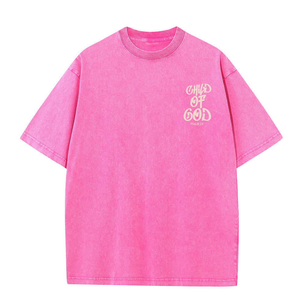 Christianartworkshop Schickes, spirituelles Kind Gottes Psalm 23 Unisex-T-Shirt (vorgewaschen) - image 17