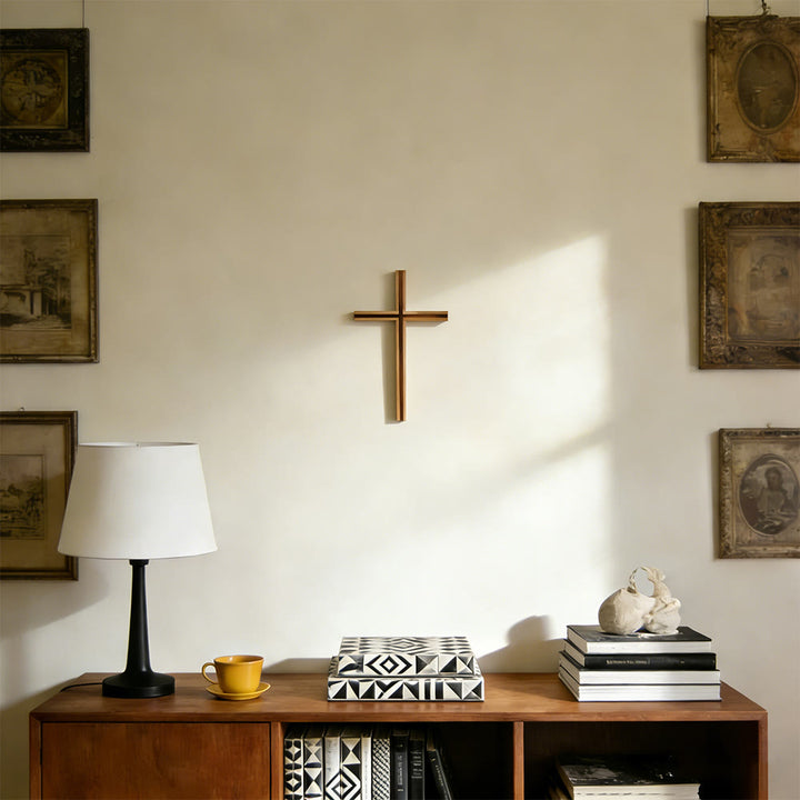 Christianartworkshop Organische Kreuz-Wanddekoration: Stille Erinnerung an sein Opfer - image 2
