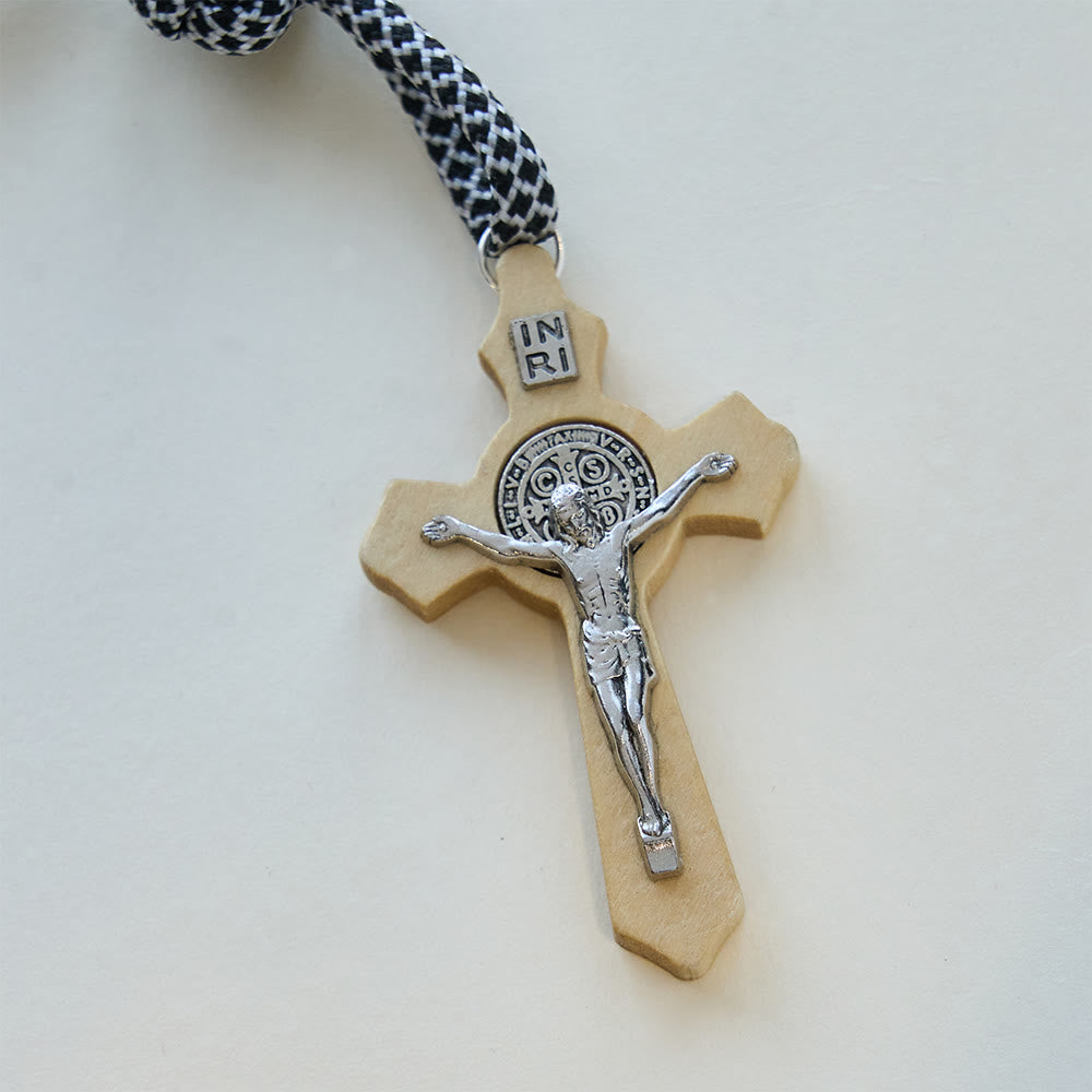 Christianartworkshop Rosenkranz-Set für Paare im Taschenformat mit Herz Jesu und Kruzifix - image 12