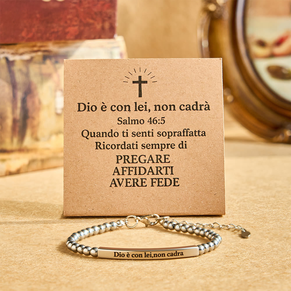 Armband „Matthäus 19,26 & Psalm 46,5“ von Christianartworkshop: Stille Erinnerung an die göttliche Gegenwart - image 3