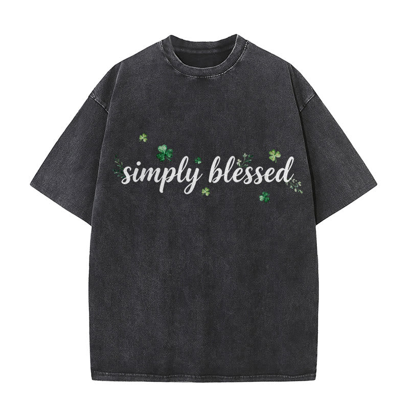 Christianartworkshop Nicht glücklich, einfach gesegnet Psalm 34:8 Unisex-T-Shirt (vorgewaschen) - image 21