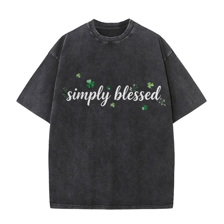 Christianartworkshop Nicht glücklich, einfach gesegnet Psalm 34:8 Unisex-T-Shirt (vorgewaschen) - image 21