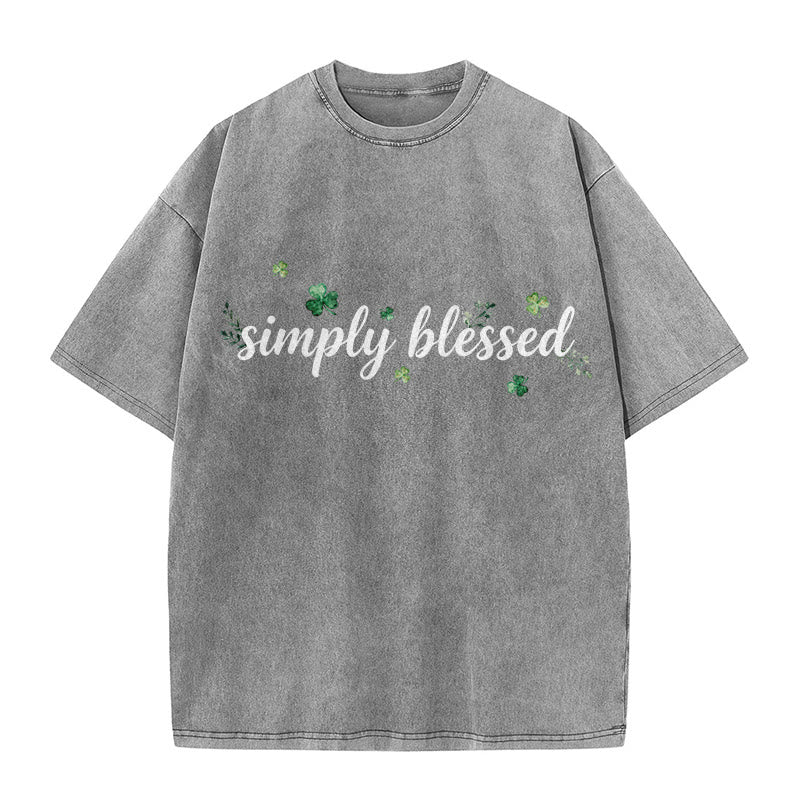 Christianartworkshop Nicht glücklich, einfach gesegnet Psalm 34:8 Unisex-T-Shirt (vorgewaschen) - image 19