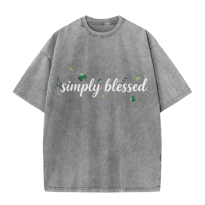 Christianartworkshop Nicht glücklich, einfach gesegnet Psalm 34:8 Unisex-T-Shirt (vorgewaschen) - image 19