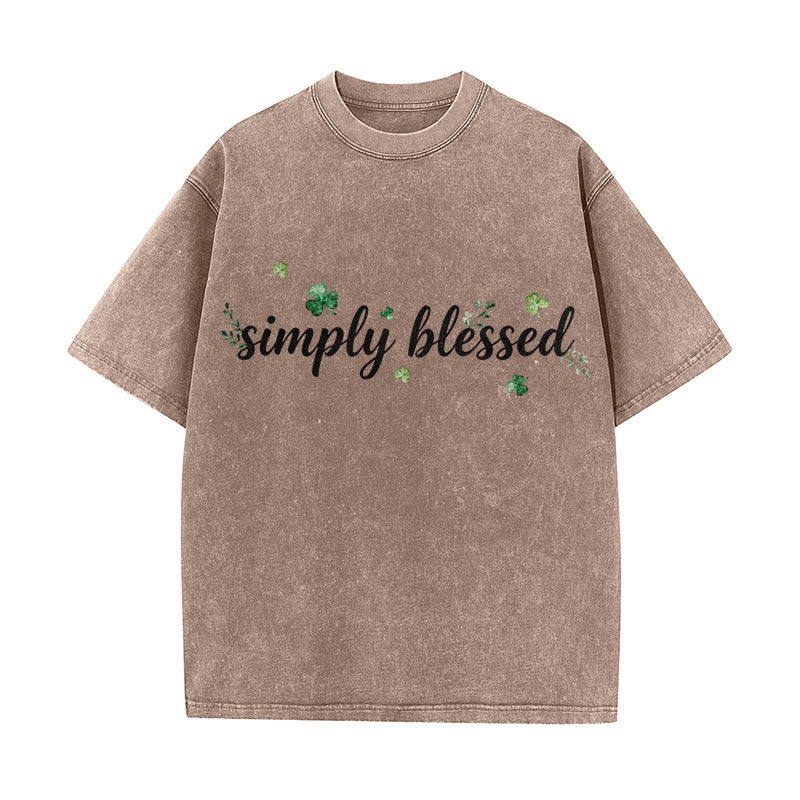 Christianartworkshop Nicht glücklich, einfach gesegnet Psalm 34:8 Unisex-T-Shirt (vorgewaschen) - image 9