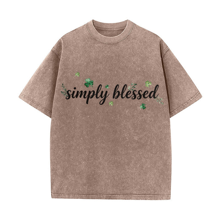 Christianartworkshop Nicht glücklich, einfach gesegnet Psalm 34:8 Unisex-T-Shirt (vorgewaschen) - image 9