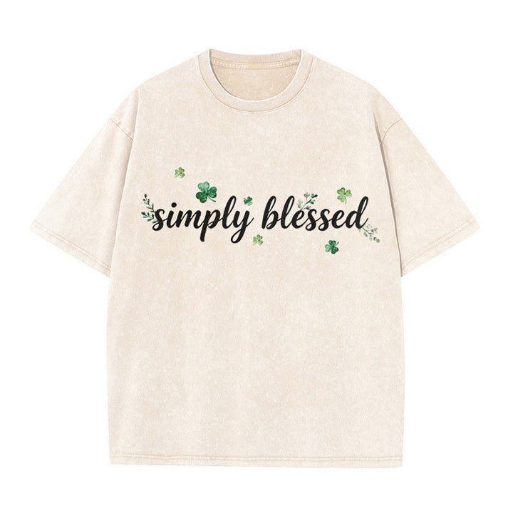 Christianartworkshop Nicht glücklich, einfach gesegnet Psalm 34:8 Unisex-T-Shirt (vorgewaschen) - image 11