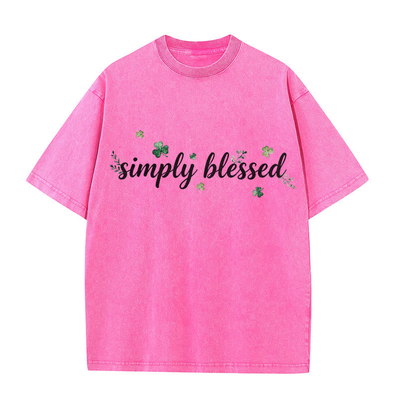 Christianartworkshop Nicht glücklich, einfach gesegnet Psalm 34:8 Unisex-T-Shirt (vorgewaschen) - image 13