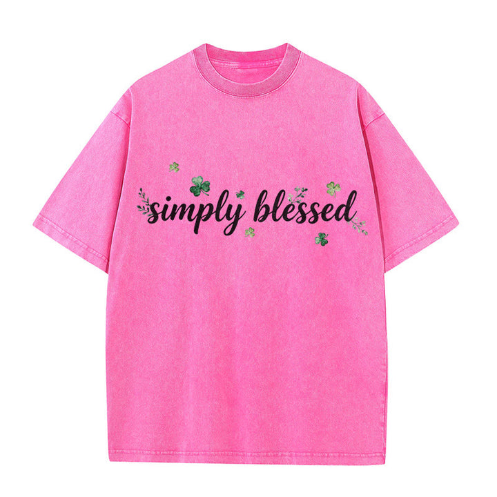 Christianartworkshop Nicht glücklich, einfach gesegnet Psalm 34:8 Unisex-T-Shirt (vorgewaschen) - image 13