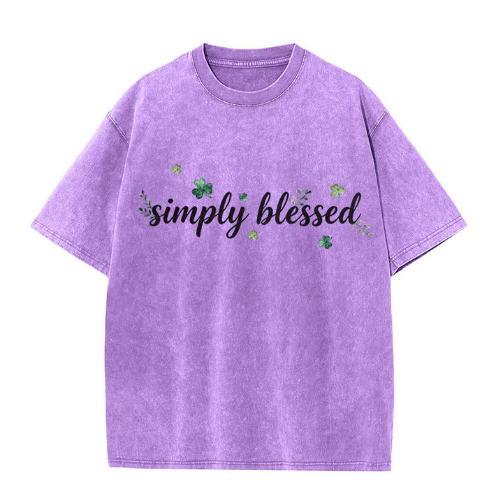 Christianartworkshop Nicht glücklich, einfach gesegnet Psalm 34:8 Unisex-T-Shirt (vorgewaschen) - image 15