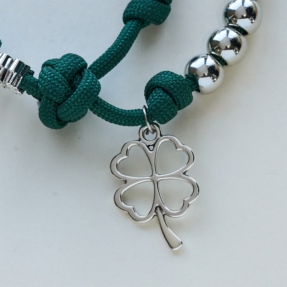 Christianartworkshop Vierblättriges Kleeblatt-Kreuz-Paracord-Rosenkranz: Verkörperung heiliger Stärke und Hingabe - image 6