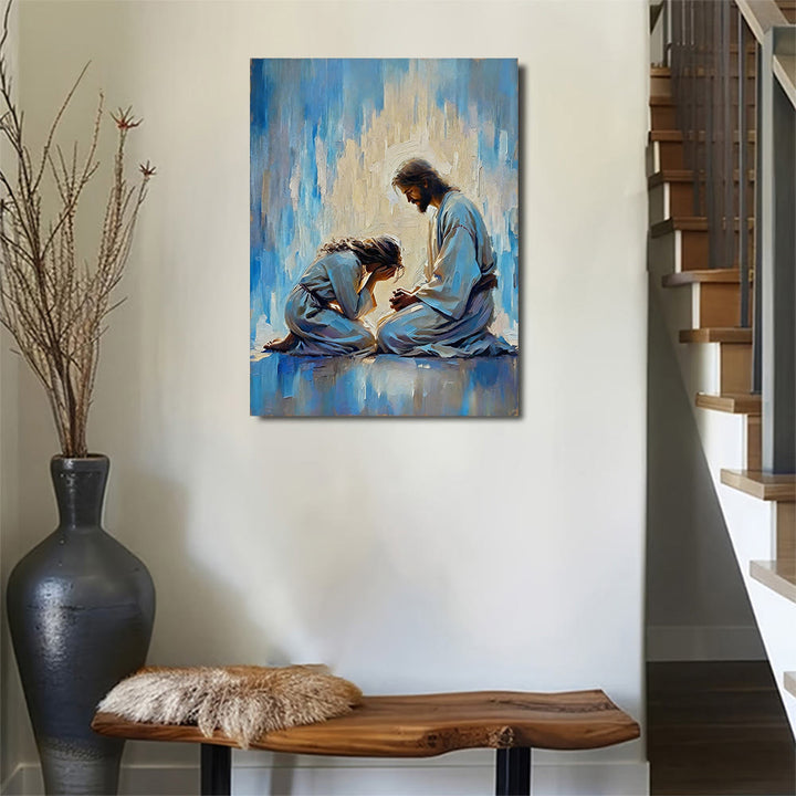 Christianartworkshop Wandbild „Shepherd’s Care“: Ein liebevoller Begleiter für Ihr Zuhause - image 1