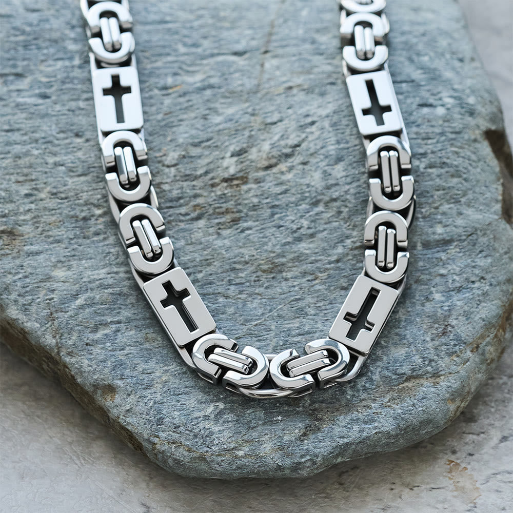 Christianartworkshop Dreifarbiges Kreuz – Halskette und Armband mit integrierter Kette: Ausdrucksstarkes Glaubensbekenntnis - image 10