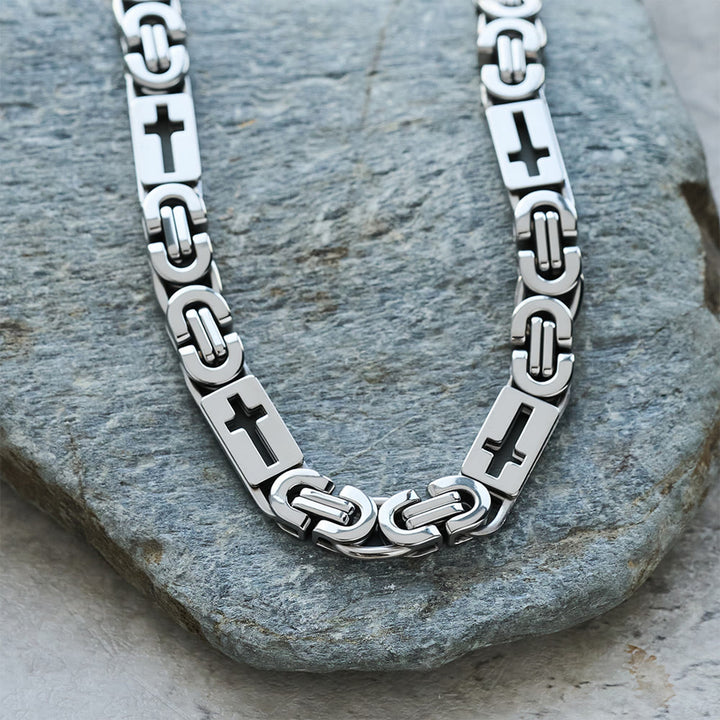 Christianartworkshop Dreifarbiges Kreuz – Halskette und Armband mit integrierter Kette: Ausdrucksstarkes Glaubensbekenntnis - image 10