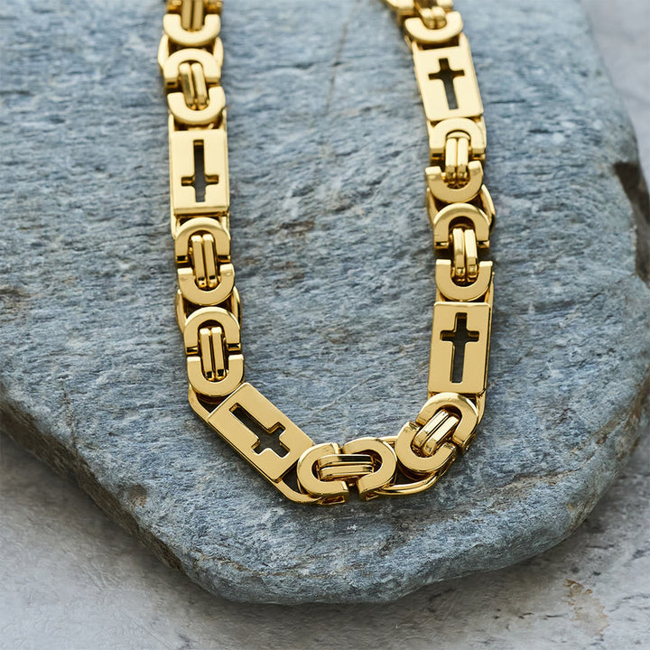 Christianartworkshop Dreifarbiges Kreuz – Halskette und Armband mit integrierter Kette: Ausdrucksstarkes Glaubensbekenntnis - image 7
