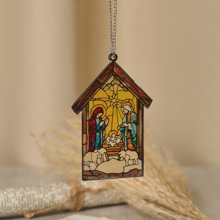 Christliche Krippenfigur „Leitlicht“ von Christianartworkshop: Tragbare Erinnerung an die Gnade der Weihnachtszeit - D - 30 cm - image 6